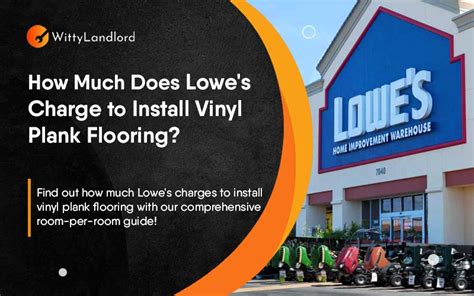 Porcelain and Ceramic tile installation for flooring usually cost between 886 and 2855. . How much does lowes charge to install flooring